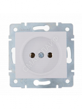 Розетка 1-м СП Karina 16А IP20 без заземл. термопласт механизм бел. LEZARD 707-0288-121B - smartlife-ural.ru – Екатеринбург