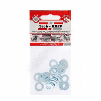 Шайба плоская М8 DIN 125 цинк. (пакет) (уп.25шт) Tech-Krep/Zitar 103045 - smartlife-ural.ru – Екатеринбург