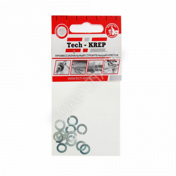 Шайба пружинная М6 DIN 127 цинк. (пакет) (уп.12шт) Tech-Krep/Zitar 103048 - smartlife-ural.ru – Екатеринбург