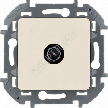 Розетка телевизионная проходная TV Inspiria 14дБ 5-862мГц механизм сл. кость IEK 673861 - smartlife-ural.ru – Екатеринбург