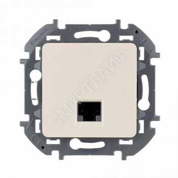 Розетка компьютерная Inspiria RJ45 кат.5E UTP сл. кость IEK 673826 - smartlife-ural.ru – Екатеринбург