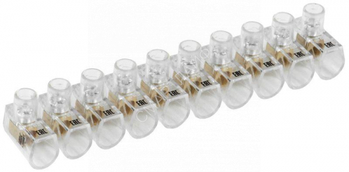 Зажим винтовой концевой изолированный КЗВИ 2.5кв.мм (10х1) IEK UZVK-025-10 - smartlife-ural.ru – Екатеринбург