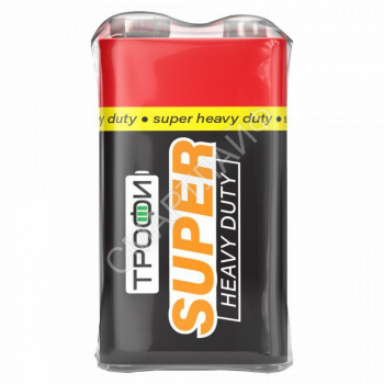 Элемент питания солевой "крона" 6F22-1S Трофи C0033717 - smartlife-ural.ru – Екатеринбург