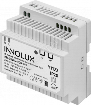 Драйвер для светодиодной ленты 97 438 ИП-DIN45-IP20-24V INNOLUX 97438 - smartlife-ural.ru – Екатеринбург