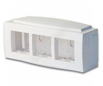 Коробка установочная под BRAVA 6мод. (для кабель-канала 70х22/90х25/TMC) DKC 09221 - smartlife-ural.ru – Екатеринбург