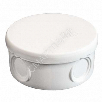 Коробка распределительная ОП d90х45мм IP54 4 выхода без гермовводов крышка защелкивающаяся бел. Epplast 145151 - smartlife-ural.ru – Екатеринбург