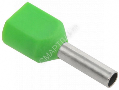 Наконечник НШВИ(2) 1.0-8 свет. зел. (уп.100шт) IEK UTE10-D2-2-100 - smartlife-ural.ru – Екатеринбург