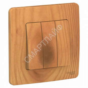 Выключатель 3-кл. СП Blanca 10А IP20 (сх. 1+1+1) 250В ясень SE BLNVS100505 - smartlife-ural.ru – Екатеринбург