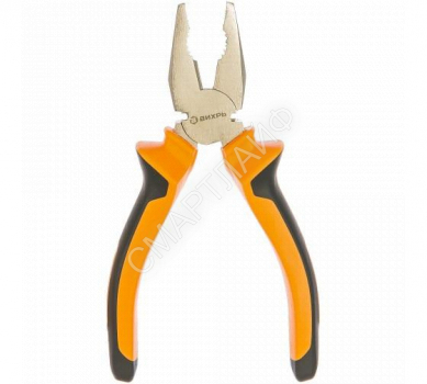 Плоскогубцы (пассатижи) 160мм двухкомпонентн. рукоятки никелир. Вихрь 73/6/3/6 - smartlife-ural.ru – Екатеринбург