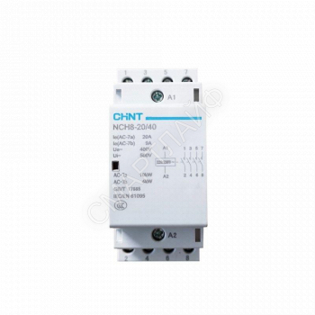 Контактор модульный NCH8-20/40 20А 4НО AC 220/230В 50Гц (R) CHINT 256085 - smartlife-ural.ru – Екатеринбург