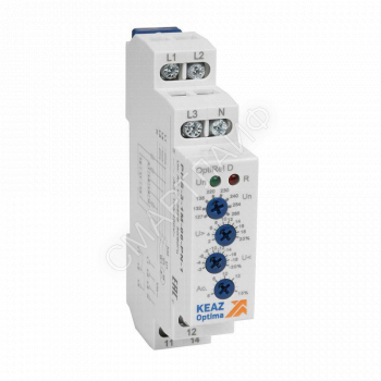 Реле контроля фаз OptiRel D PHS-3-1M-06-PP-1 повышенного/пониженного настр асимметрии 3Ф 1СО КЭАЗ 331991 - smartlife-ural.ru – Екатеринбург