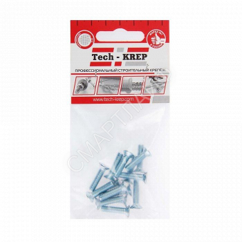 Винт DIN965 с потайной головкой М5х20 оцинк. (уп.15шт) Tech-KREP 102994 - smartlife-ural.ru – Екатеринбург