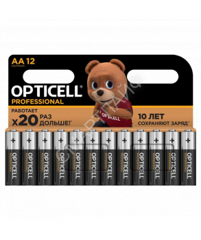 Элемент питания алкалиновый AA/LR6 (блист. 12шт) Professional Opticell 5052005 - smartlife-ural.ru – Екатеринбург