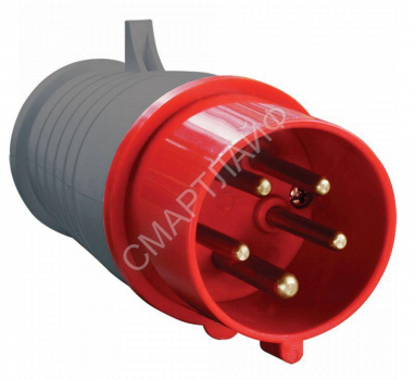 Вилка эл. каб. 16А 3P+PE+N 380В IP44 ССИ-015 IEK PSR02-016-5 - smartlife-ural.ru – Екатеринбург