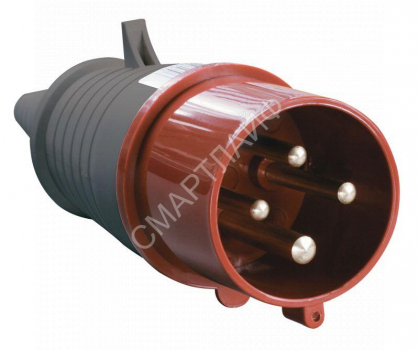 Вилка эл. каб. 32А 3P+PE 380В IP44 ССИ-024 IEK PSR02-032-4 - smartlife-ural.ru – Екатеринбург