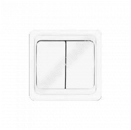Выключатель 2-кл. СП Валери 10А IP20 бел. UNIVersal В0023 - smartlife-ural.ru – Екатеринбург