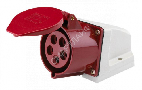 Розетка стационарная ОП 125 РС-102 32А 3P+PE+N 380В IP44 DEKraft 26033DEK - smartlife-ural.ru – Екатеринбург