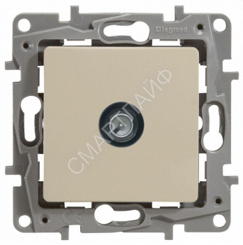 Розетка телевизионная оконечная TV СП Etika 5дБ 5-862МГц механизм сл. кость IEK 672365 - smartlife-ural.ru – Екатеринбург