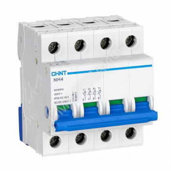 Выключатель нагрузки 4п 100А NH4 (R) CHINT 398045 - smartlife-ural.ru – Екатеринбург