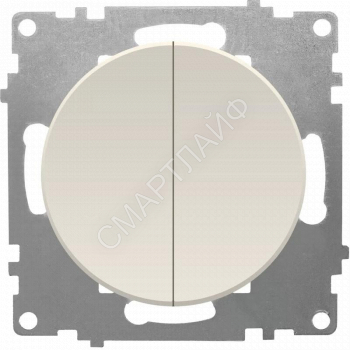 Выключатель 2-кл. СП Florence 10А IP20 механизм беж. (1E31501301) OneKeyElectro 2172799 - smartlife-ural.ru – Екатеринбург