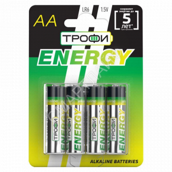 Элемент питания алкалиновый AA/LR6 LR6-4BL Eco (блист.4шт) Трофи Б0017046 - smartlife-ural.ru – Екатеринбург