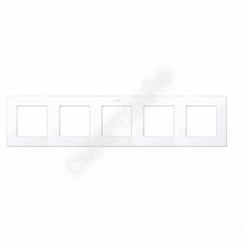 Рамка 5-м Simon24 бел. 2400650-030 - smartlife-ural.ru – Екатеринбург
