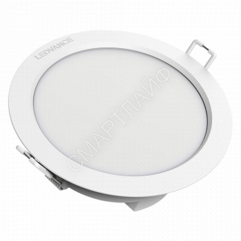 Светильник светодиодный Eco Class Downlight DL 840 WT 8Вт 4000К IP44 760лм ДВО даунлайт кругл. встраив. ультратонкий LEDVANCE 4058075644199 - smartlife-ural.ru – Екатеринбург