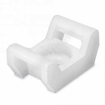 Основание для хомутов 18х13 под винт М3 бел. (уп.100шт) DKC 25498SR - smartlife-ural.ru – Екатеринбург