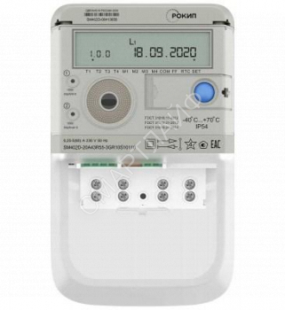 Счетчик SM402D 1ф класс точн. 1.0/2.0 многотариф. RS-485 GSM/GPRS непосредств. вкл. на панель РОКИП SM402D - smartlife-ural.ru – Екатеринбург