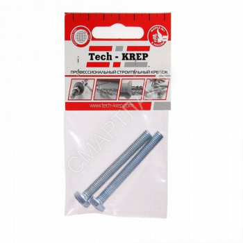 Болт с шестигранной головкой М8х70 DIN 933 оцинк. (уп.2шт) Tech-Krep/Zitar 102974 - smartlife-ural.ru – Екатеринбург