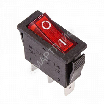 Выключатель клавишн. 250В 15А (3с) ON-OFF красн. с подсветкой (RWB-404; SC-791; IRS-101-1C) Rexant 36-2210 - smartlife-ural.ru – Екатеринбург