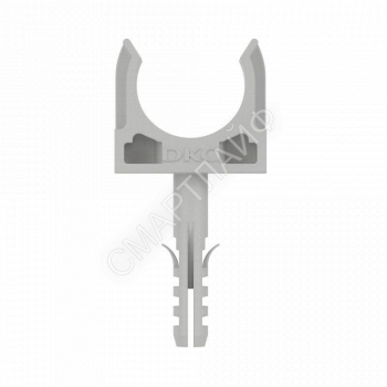 Держатель для труб (клипса) d20мм с защелкой и дюбелем DKC 51320 - smartlife-ural.ru – Екатеринбург