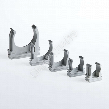 Держатель для труб (клипса) d40мм пластик Ruvinil К01140 - smartlife-ural.ru – Екатеринбург