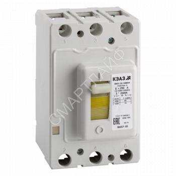 Выключатель автоматический 3п 250А 2500Im 40кА ВА57-35-340010 УХЛ3 690В AC КЭАЗ 108600 - smartlife-ural.ru – Екатеринбург
