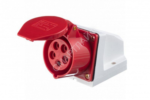 Розетка стационарная ОП 115 РС-102 16А 3P+PE+N 380В IP44 DEKraft 26030DEK - smartlife-ural.ru – Екатеринбург