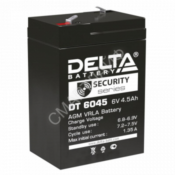 Аккумулятор ОПС 6В 4.5А.ч DT 6045 Delta 4614010040031 - smartlife-ural.ru – Екатеринбург