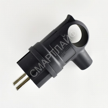 Вилка 16А 2P+PE 220-240В IP44 с ручкой каучук LEZARD 106-0400-0109/109 - smartlife-ural.ru – Екатеринбург