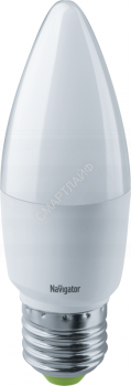 Лампа светодиодная 61 328 NLL-C37-8.5-230-4K-E27-FR 8.5Вт свеча матовая 4000К нейтр. бел. E27 680лм 176-264В Navigator 61328 - smartlife-ural.ru – Екатеринбург