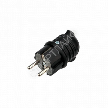 Вилка угловая влагозащ. с/з 16А IP44 каучук Rexant 111-003 - smartlife-ural.ru – Екатеринбург