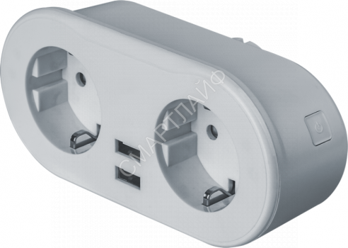 Разветвитель 2-м с заземл. 14 556 Smart Home NSH-ST-02 2хUSB с управлением по WI-FI бел. NAVIGATOR 14556 - smartlife-ural.ru – Екатеринбург