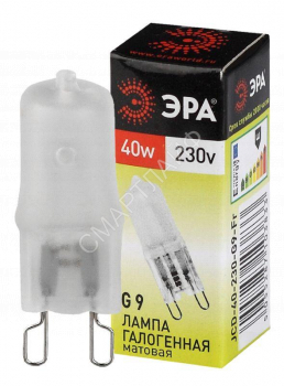 Лампа галогенная G9-JCD-40-230V-Fr 40Вт капсула G9 230В Эра C0027368 - smartlife-ural.ru – Екатеринбург
