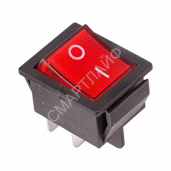 Выключатель клавишный 250В 16А (4с) ON-OFF красн. с подсветкой (RWB-502 SC-767 IRS-201-1) (инд. упак.) Rexant 36-2330-1 - smartlife-ural.ru – Екатеринбург