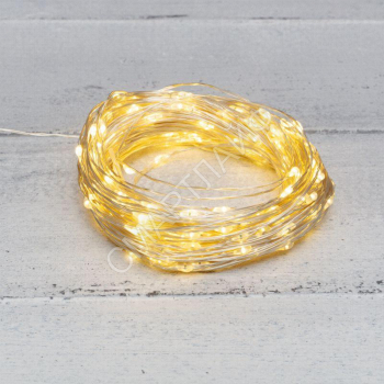 Гирлянда светодиодная "Роса" 20м 200LED тепл. бел. 3.6Вт IP44 с трансф. Neon-Night 303-206 - smartlife-ural.ru – Екатеринбург
