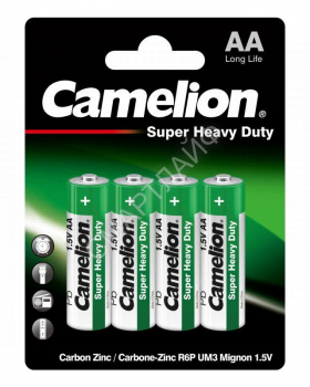 Элемент питания солевой AA/R6 BL-4 (блист.4шт) Camelion 1669 - smartlife-ural.ru – Екатеринбург