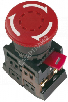 Кнопка "Грибок" AE-22 d22мм 1з+1р 240В с фиксацией красн. IEK BBG10-AE-K04 - smartlife-ural.ru – Екатеринбург