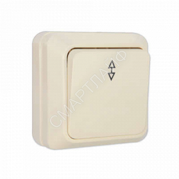 Переключатель проходной 1-кл. ОП Олимп 10А IP20 сл. кость UNIVersal Б-О0025 - smartlife-ural.ru – Екатеринбург