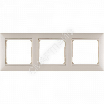 Рамка 3-м Valena горизонт. сл. кость IEK 774353 - smartlife-ural.ru – Екатеринбург