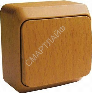 Выключатель 1-кл. ОП Этюд Дача 10А IP20 бук SE BA10-001T - smartlife-ural.ru – Екатеринбург