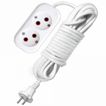 Удлинитель 2х2м без заземл. 6А IP20 У6-011М ПВС 2х0.75 UNIVersal 011М-02 - smartlife-ural.ru – Екатеринбург