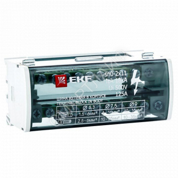 Шина нулевая в корпусе 2х11 EKF sn0-2x11 - smartlife-ural.ru – Екатеринбург